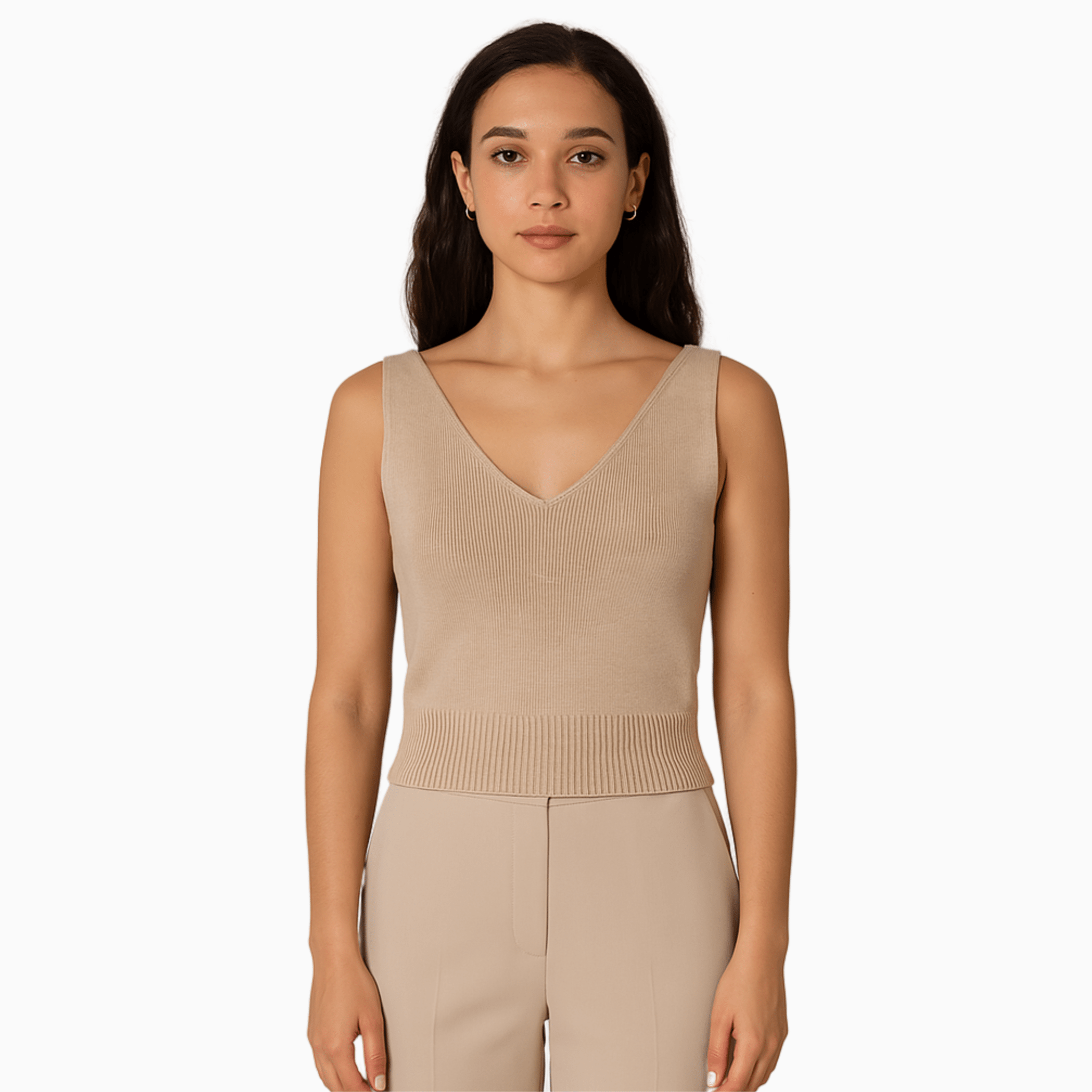 Double V Tank Top - Tailored Mone