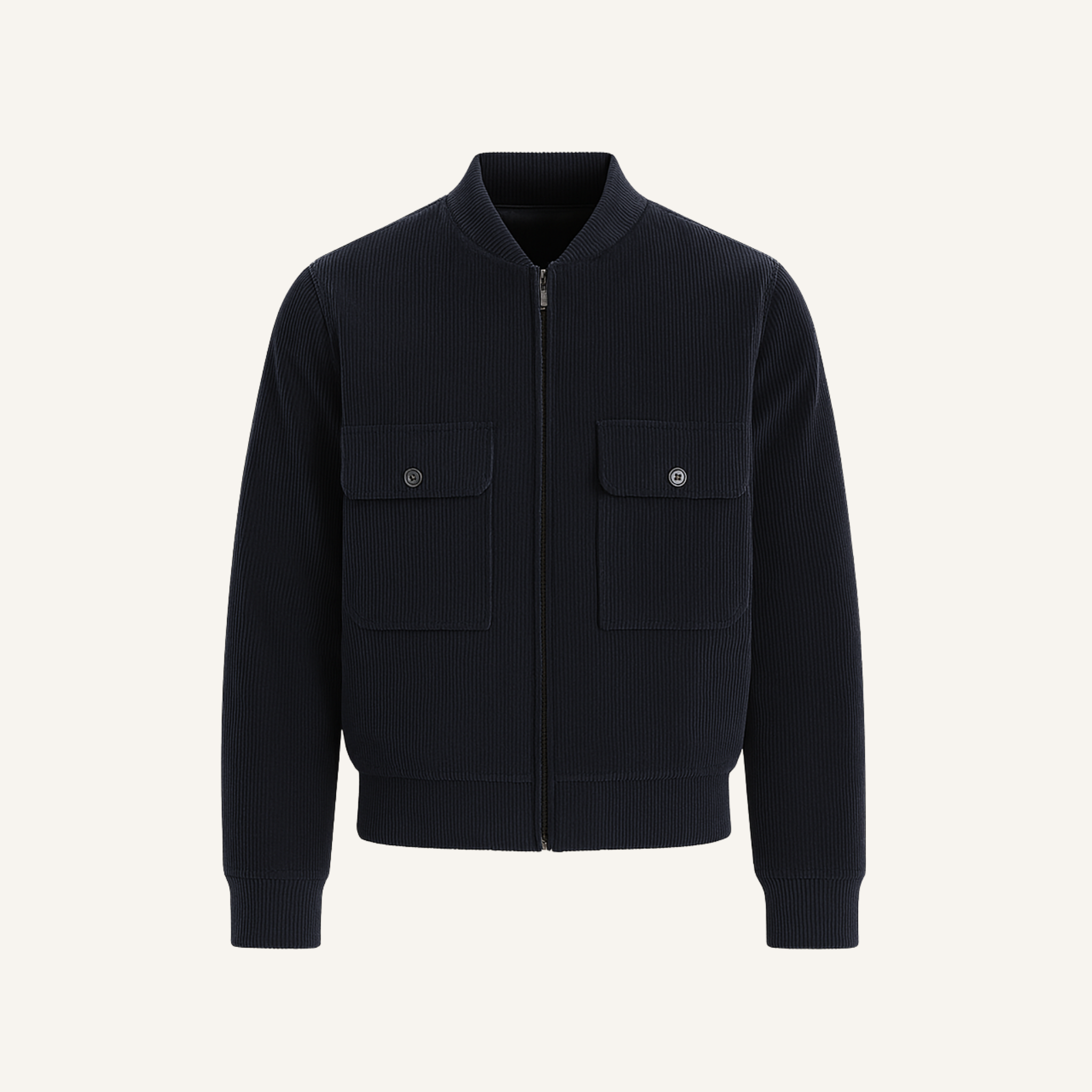 Navy Corduroy Blouson
