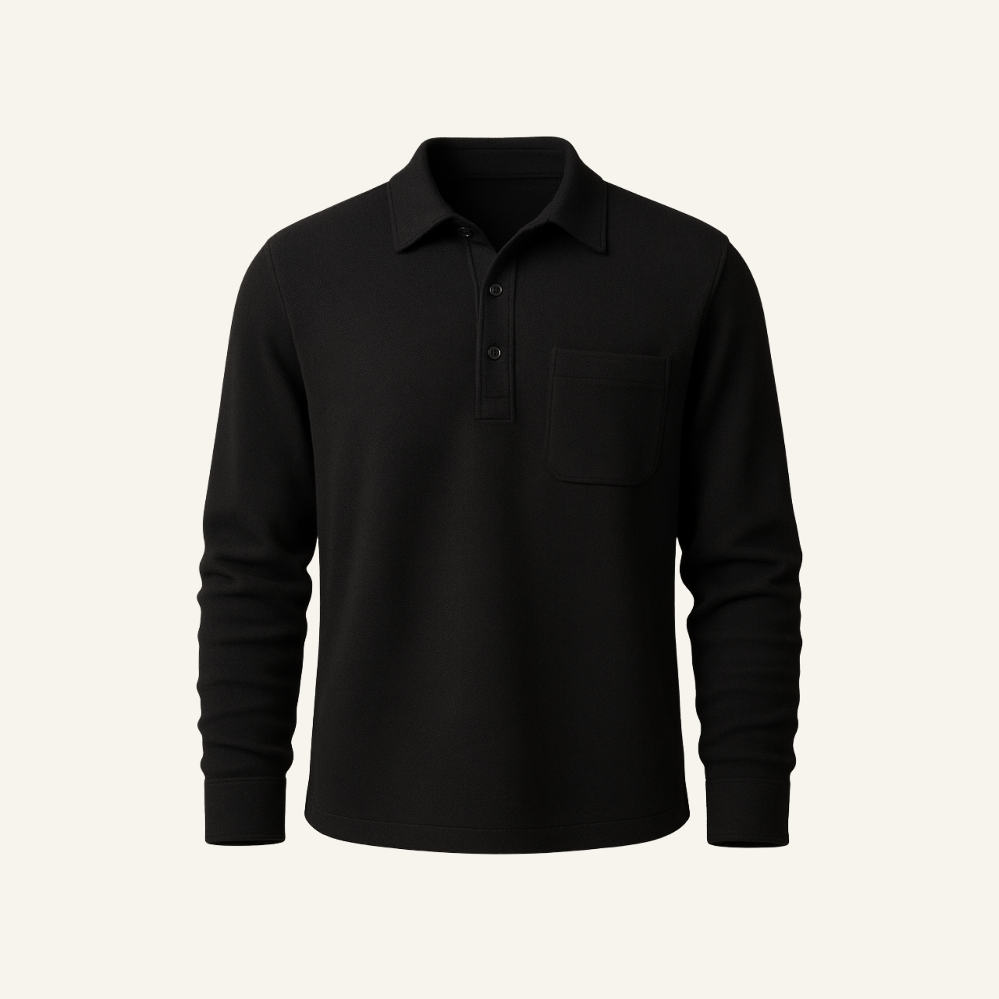 Black Merino Popover