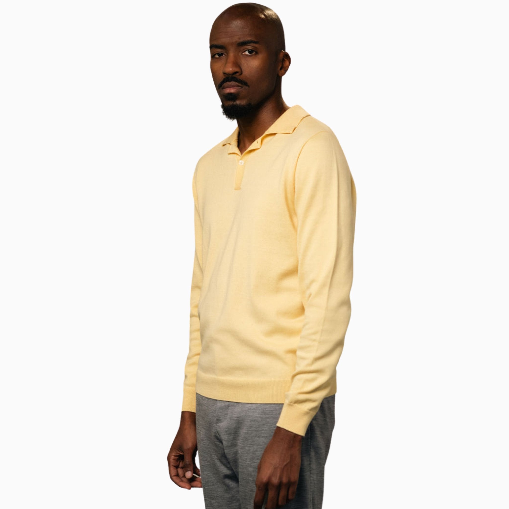 Long-Sleeve Polo - Tailored Mone