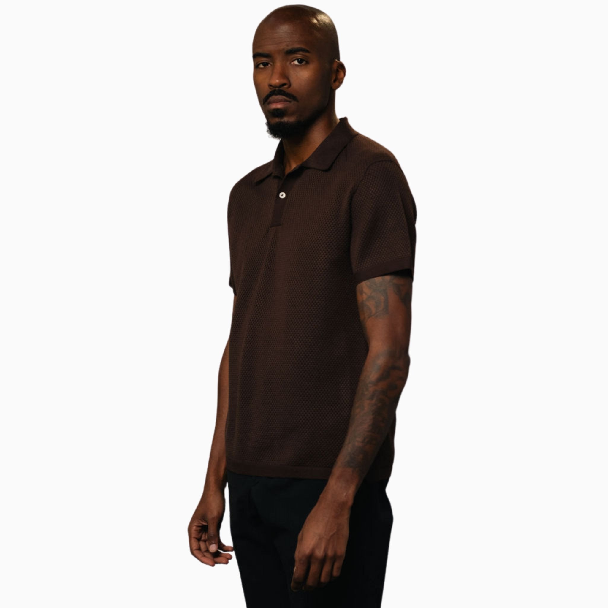 Mesh Polo Shirt - Tailored Mone