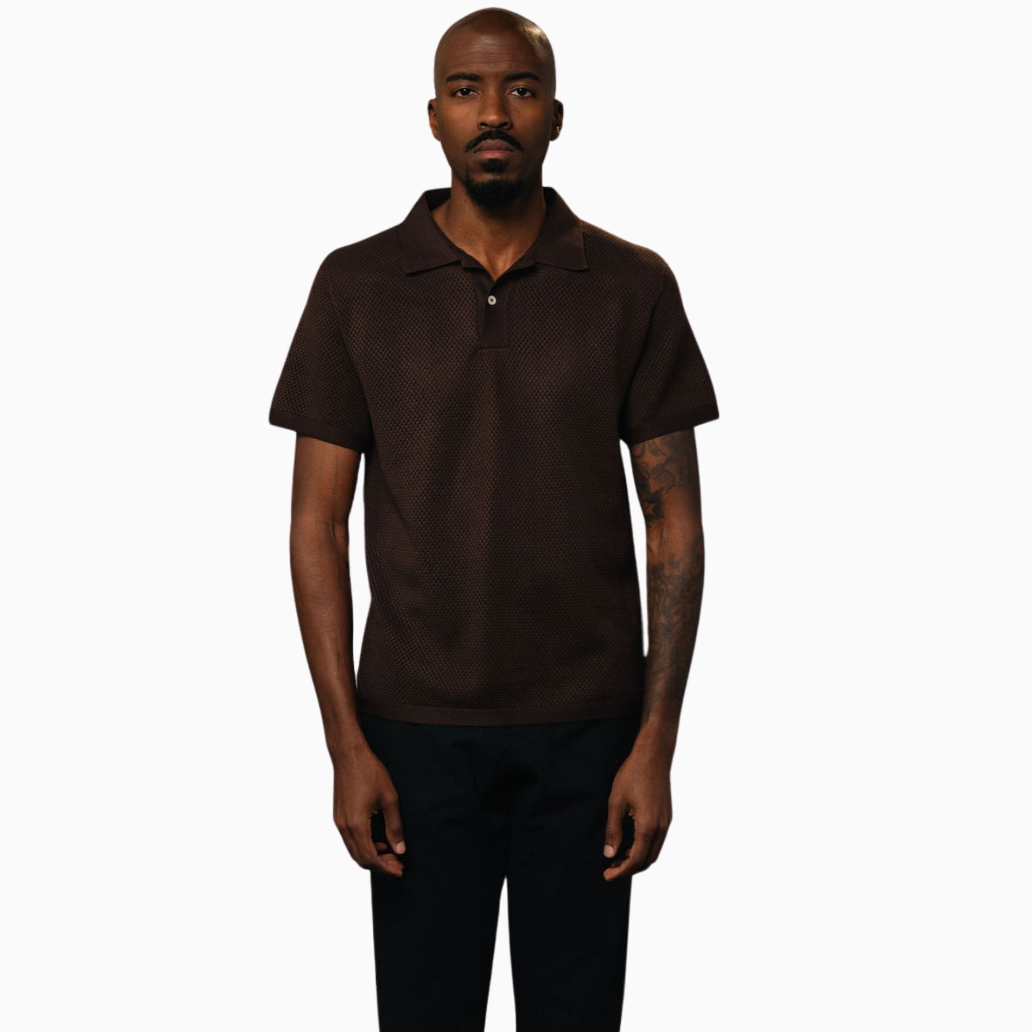 Mesh Polo Shirt - Tailored Mone