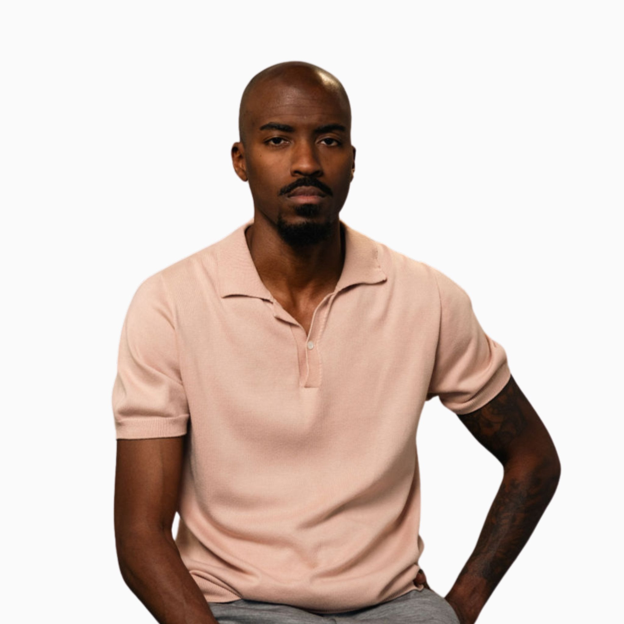 Short-Sleeved Polo - Tailored Mone