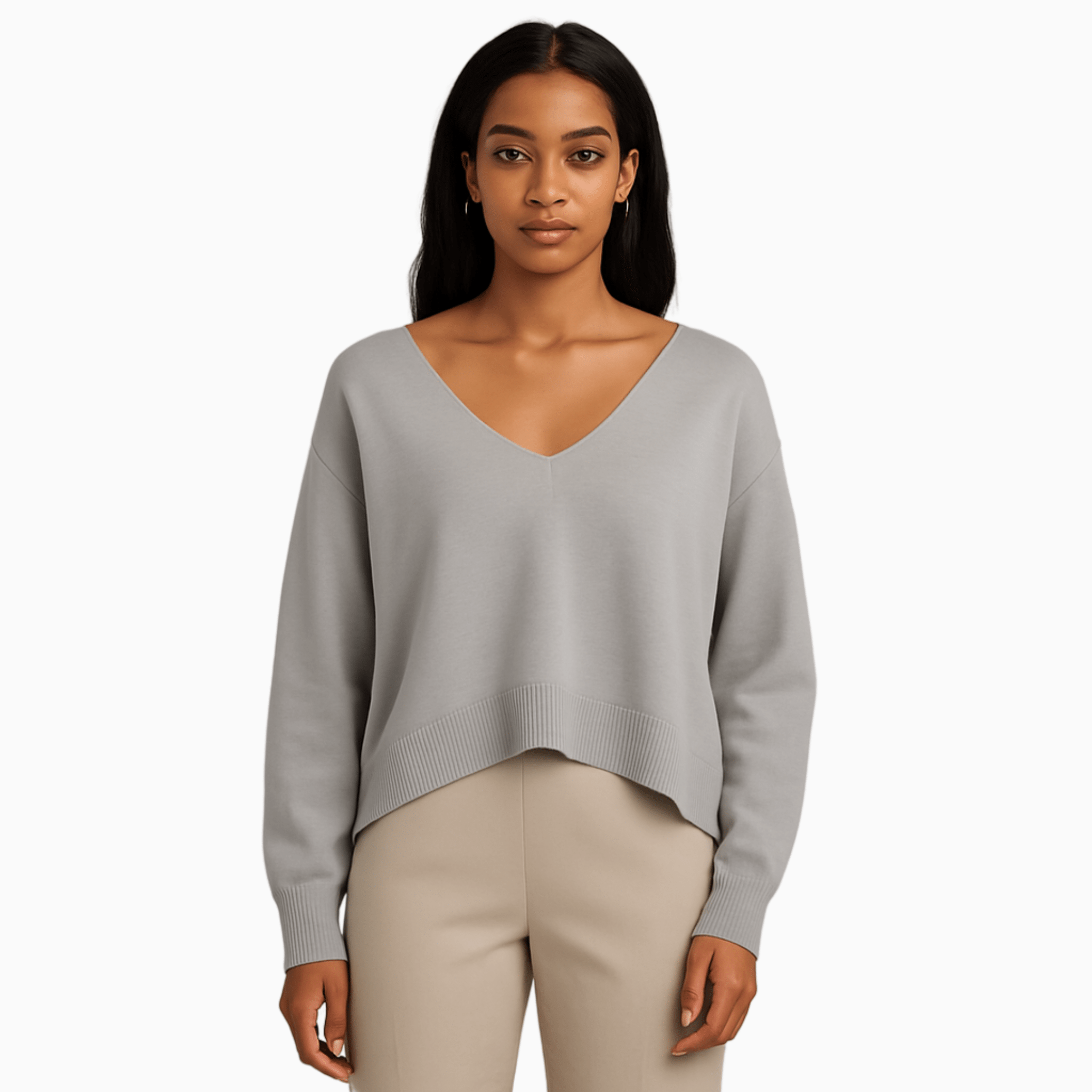 V - Neck Pullover - Tailored Mone